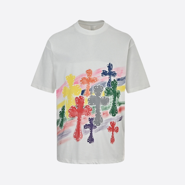 クロウハート 25ss レインボークロスプリント半袖