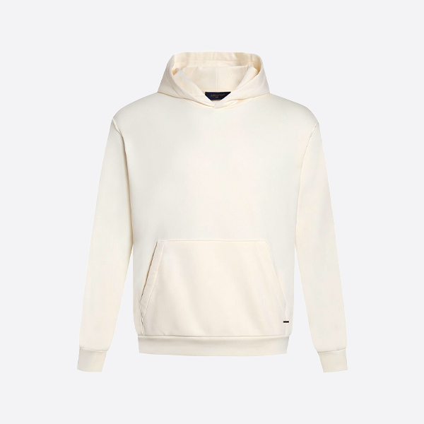 ルイ・ヴィトン クラシック 無地 スウェットシャツ パーカー ホワイト