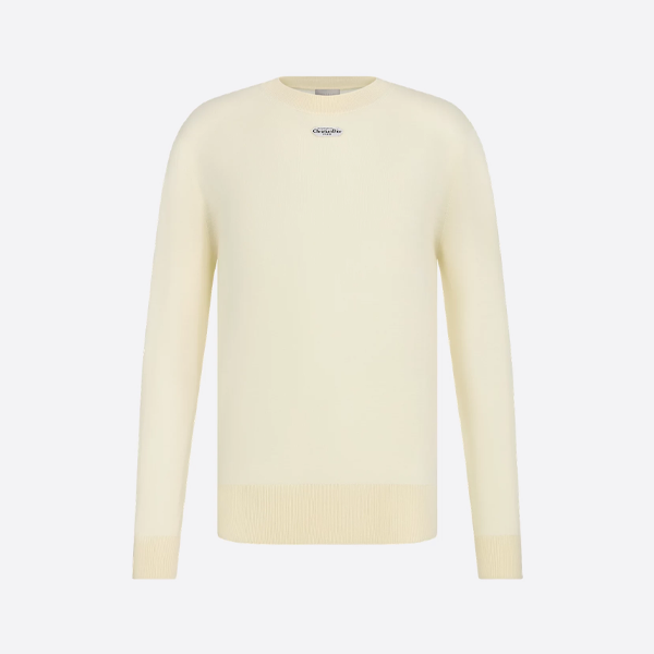 ディオール ラウンドネック ニットセーター（ベージュ）