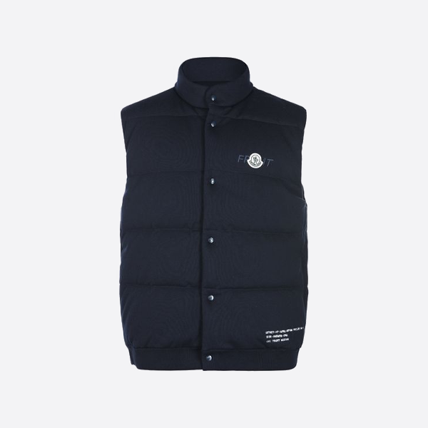 モンクレール ダウンベスト ブルー