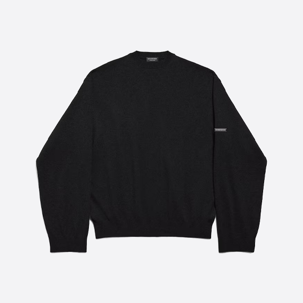 バレンシアガのアームバンド付きカシミアセーター