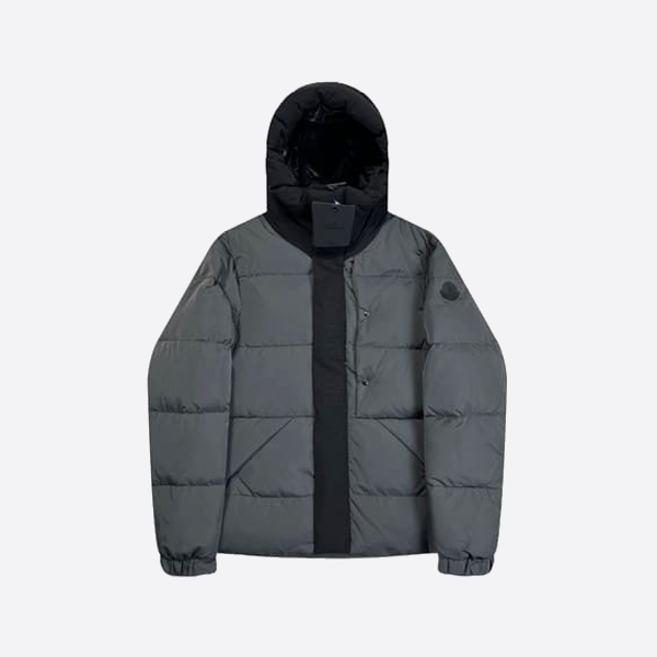 モンクレール ブラックレーベル ブラック サムライ ダウンジャケット（チャコールグレー）