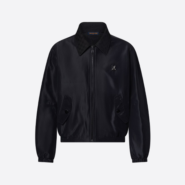 ルイ・ヴィトンのジャカード両面ジップアップジャケット