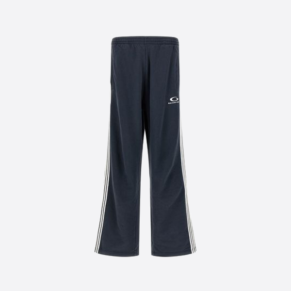 バレンシアガの5BARダブルリング刺繍ニットテリートラウザーズ