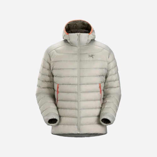 アークテリクス フード付きダウンジャケット ロックグリーン