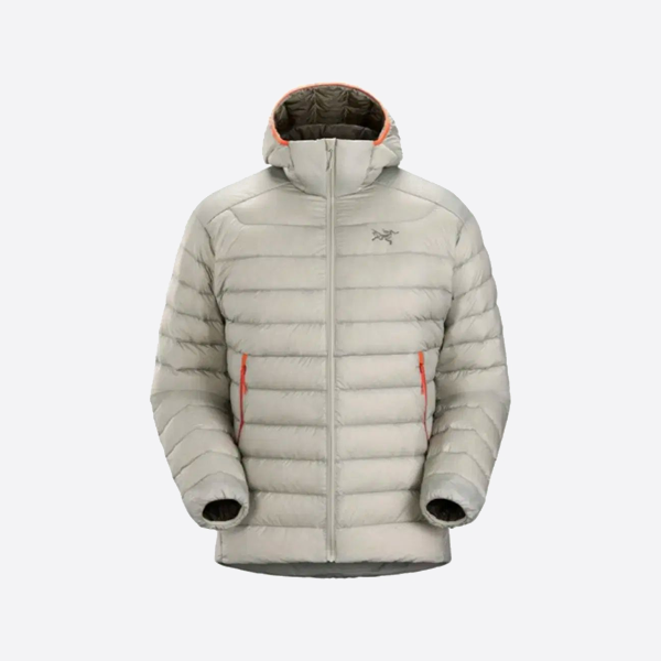 アークテリクス フード付きダウンジャケット ロックグリーン