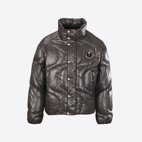 モンクレール X パームエンジェルス ジョイント ダウンジャケット ブラウン