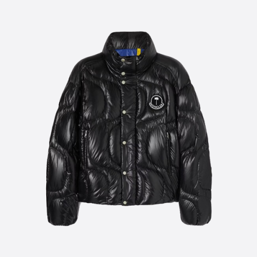 モンクレール X パームエンジェルス ジョイント ダウンジャケット ブラック