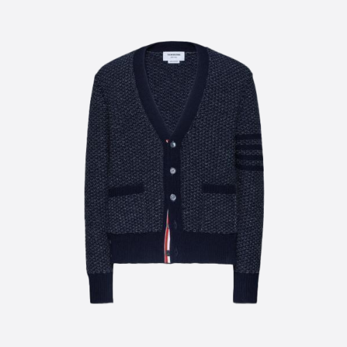 トム ブラウン テクスチャード ニット カーディガン セーター