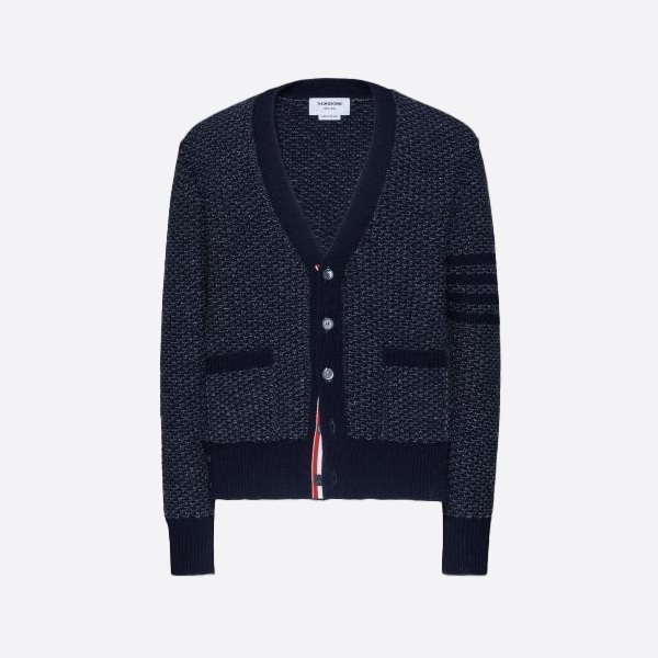 トム ブラウン テクスチャード ニット カーディガン セーター