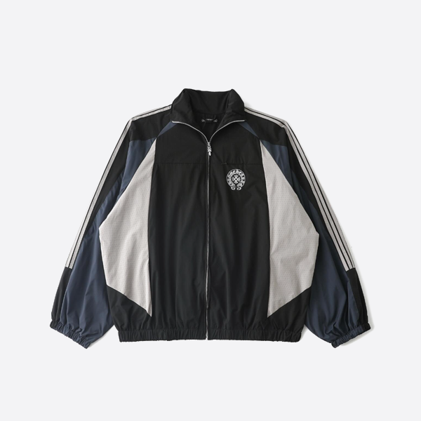 Chrome Hearts ホースシュー刺繍ストライプカラーブロックジャケット