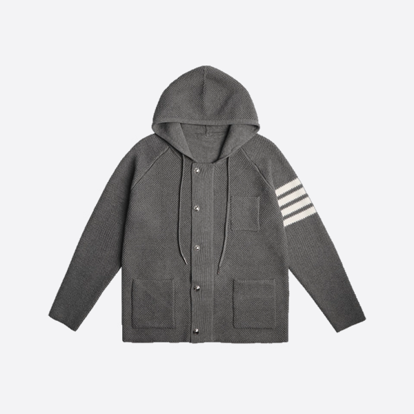 トムブラウン ダブルジップ フードジャケット