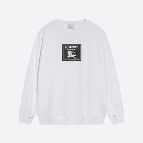 バーバリー ホース パッチワーク クルーネックスウェットシャツ