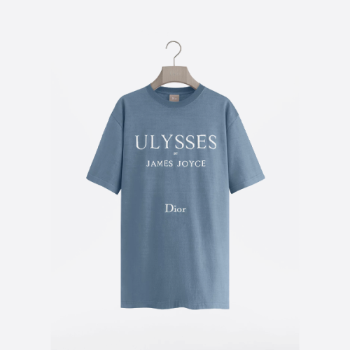 ディオール ユリシーズ レター刺繍 クルーネック 半袖Tシャツ