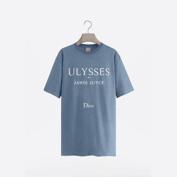 ディオール ユリシーズ レター刺繍 クルーネック 半袖Tシャツ